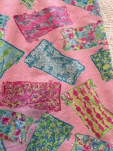 Abito Krista VGUC Lilly Pulitzer - tramonto rosa cambi su turno, taglia 10P, RARO - Foto 3 di 11