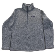 Patagonia Better Sweater Gray 1/4 Zip Pullover Fleece Youth Size M