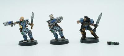 Warhammer 40K Wolf Scouts mit Sturmwaffen 3er Set Vintage Metall Miniaturen