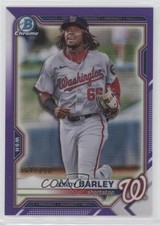 2021 Bowman Draft Chrome Purple Refractor 164/250 Jordy Barley #BDC-6 0l9t