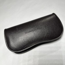 Ermenegildo Zegna Vintage Sunglasses Case Brown Zippered Brass