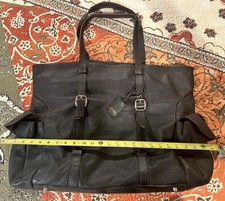 FURLA Duffle Bag Genuine Leather Made In Italy, Brown.