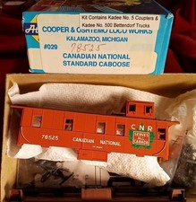 Canadian National Caboose Athearn Oshtemo Cooper Kit HO CNR 78525 Betty Sprung  