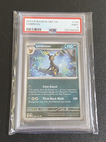 Umbreon graded PSA 9 for sale on eBay