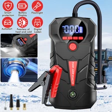 Car Jump Starter with Air Compressor 99800mAh Battery Jumper Box Charger Booster