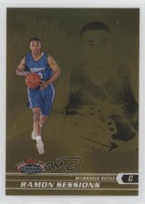 2007 Stadium Club NBA Rookie Chrome Gold Refractor 41/99 Ramon Sessions #149 3c7