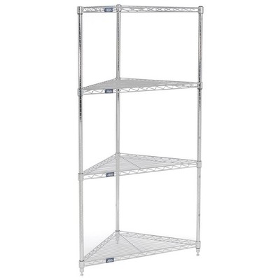 Nexel 796620 Nexel Corner Wire Shelving 32''W x 24''D x 63''H