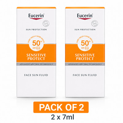 Eucerin Sun Fluid LSF50 Plus Sensitive Protect Face 7ml 2er Pack
