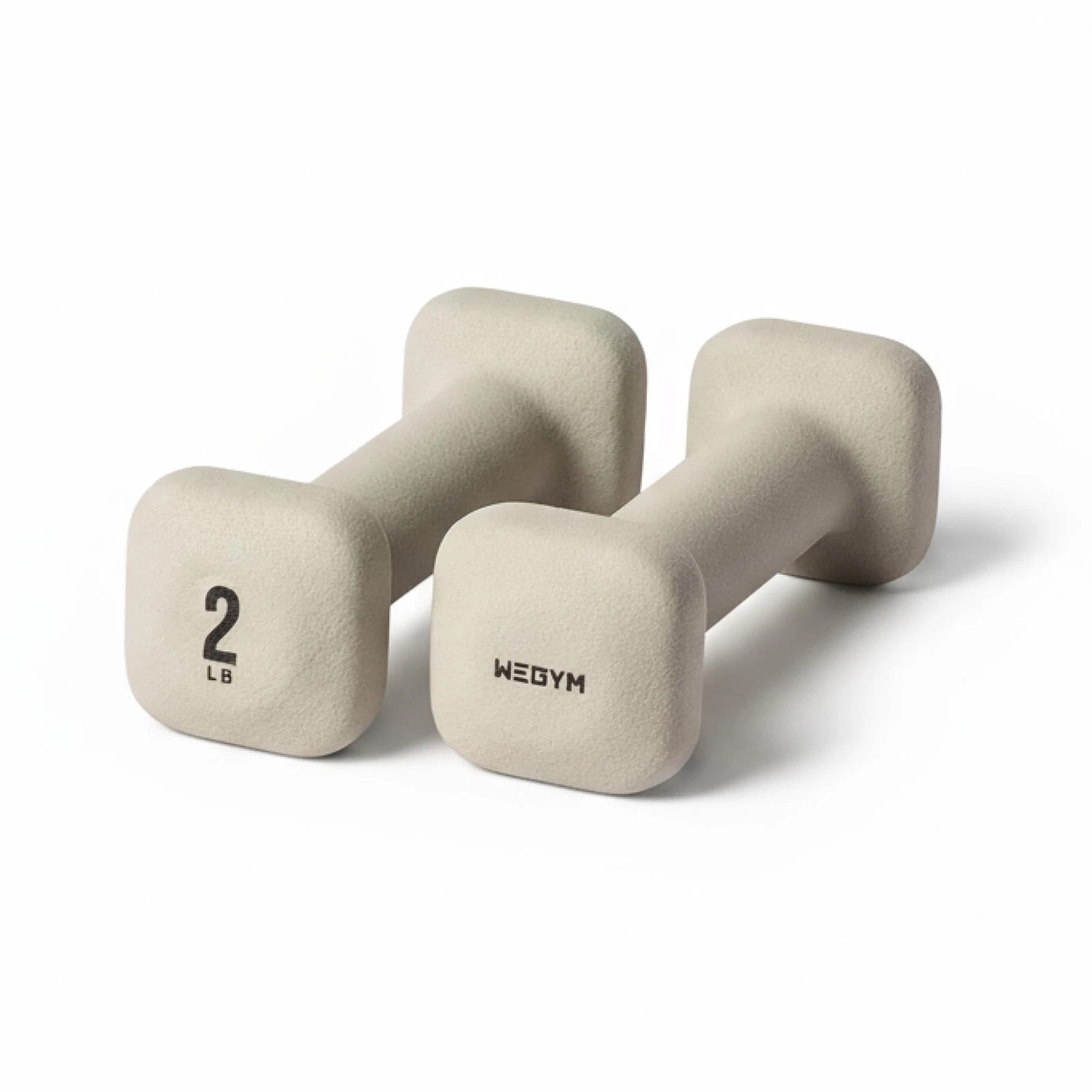 SafeGrip Square Dumbbells with Anti Slip Handles, Aesthetic Weights for Home ...