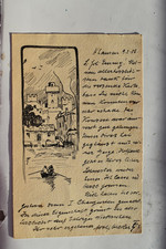 Ak Handgemalt Handgezeichnet Hildburghausen Thüringen