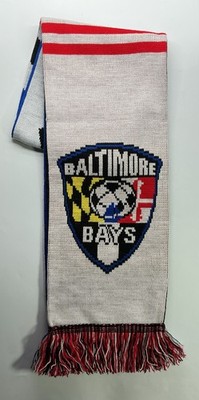 Baltimore Bays Chelsea FC Soccer Scarf   Blue White   Supporter Fan Gear