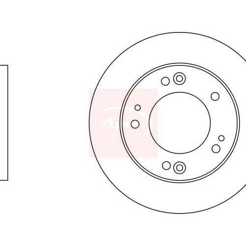APEC Brake Disc DSK2054
