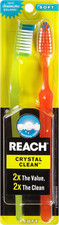 Toothbrush Crystal Clean Soft Twin 6 Pieces 