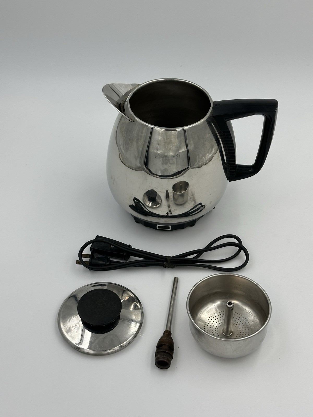 Jet-O-Matic Model 10 Automatic Coffee Percolator 10 Cup Tested Works