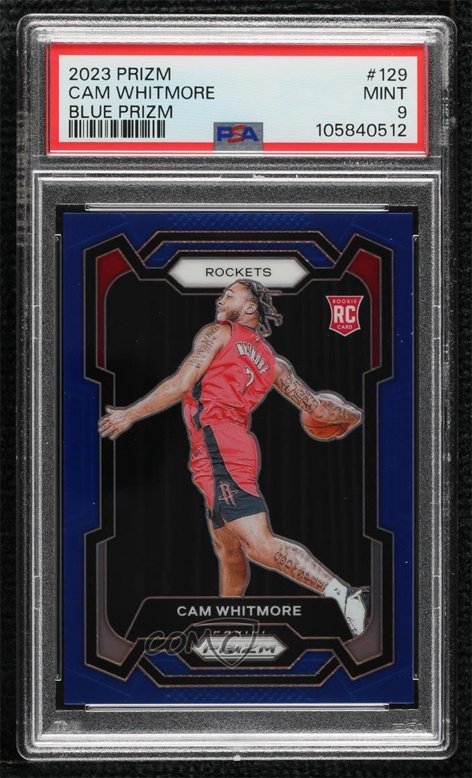 2023-24 Panini Prizm Blue Prizm 177/199 Cam Whitmore #129 PSA 9 MINT 0g4t