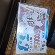 Panini 2022 Score Justin Jefferson Vikings Top 100 Players ssp 