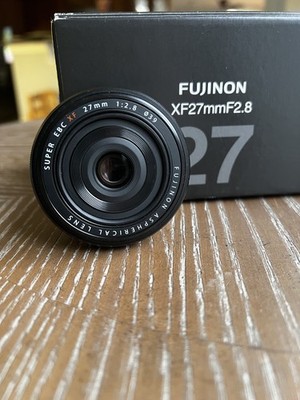 Fujifilm Fujinon XF27 mm f/2.8 Camera Pancake Lens - Color Black (Near Mint)