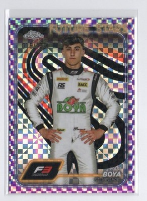 2024 Topps Chrome Formula 1 F1 Mari Boya Purple Checker #/199 #54