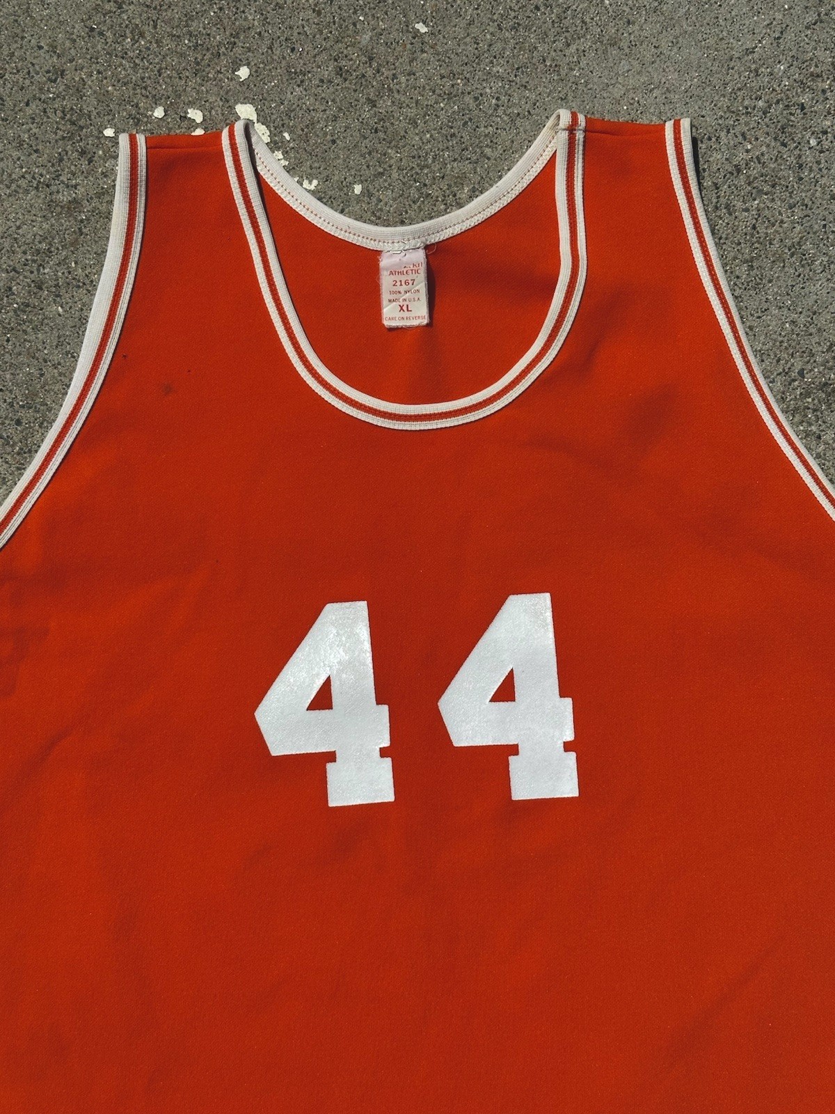 True Vintage 60s Russell Southern Athletic Basketball Jersey Fits Modern Mens L!