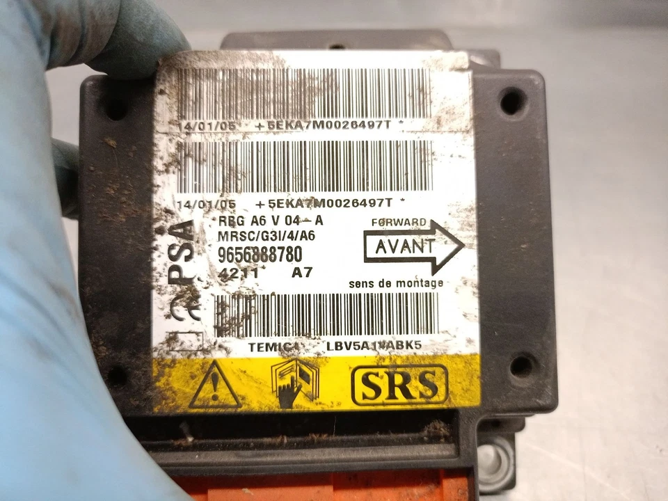 9656888780 CENTRALINA  / LBV5A1VABK5 TEMIC / 5393156 PER CITROËN C2 JM_ 1.4 HD - Immagine 4 di 4