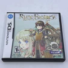 Rune Factory: A Fantasy Harvest Moon (Nintendo DS, 2007) CIB w/ Manual - TESTED!