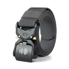 Men  s Elastic Tactical Belt Quick Release Buckle Durable Casual Training
