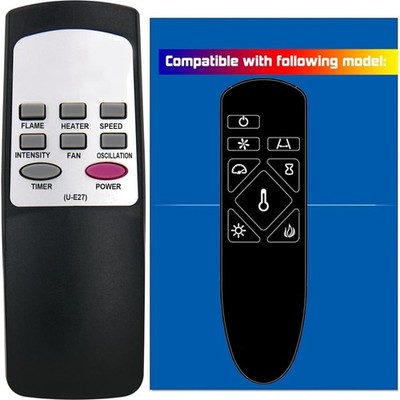 Electric Fireplace Remote Control Replacement Universal Button Infrared