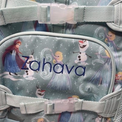 Pottery Barn Mackenzie Aqua Disney Frozen Large Backpack & Lunch