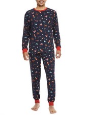 Member's Mark Men's Holiday Family Sleep Long Sleeve  Pant Pajama Set Large