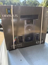 Bravius Audio ZZ-R1 Home Theater System Surround sound and Bluetooth - NEW