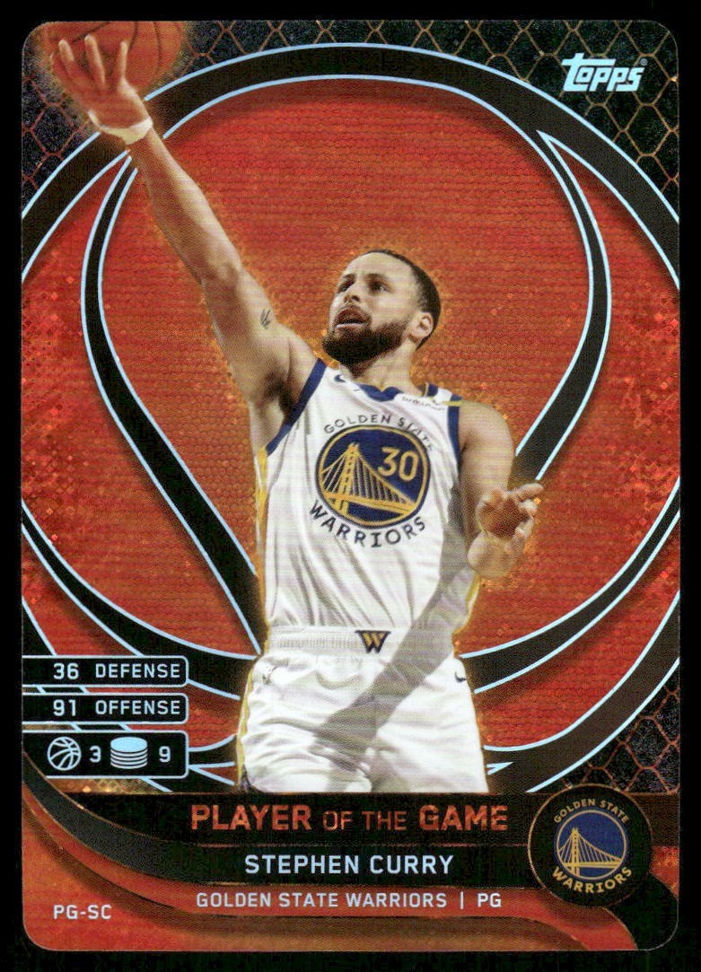 2025-26 Topps Match Attax #PG-SC Stephen Curry Player of the Game