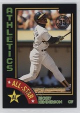 2019 Topps 1984 Baseball All-Stars Black /299 Rickey Henderson #84AS-RH HOF 7xr