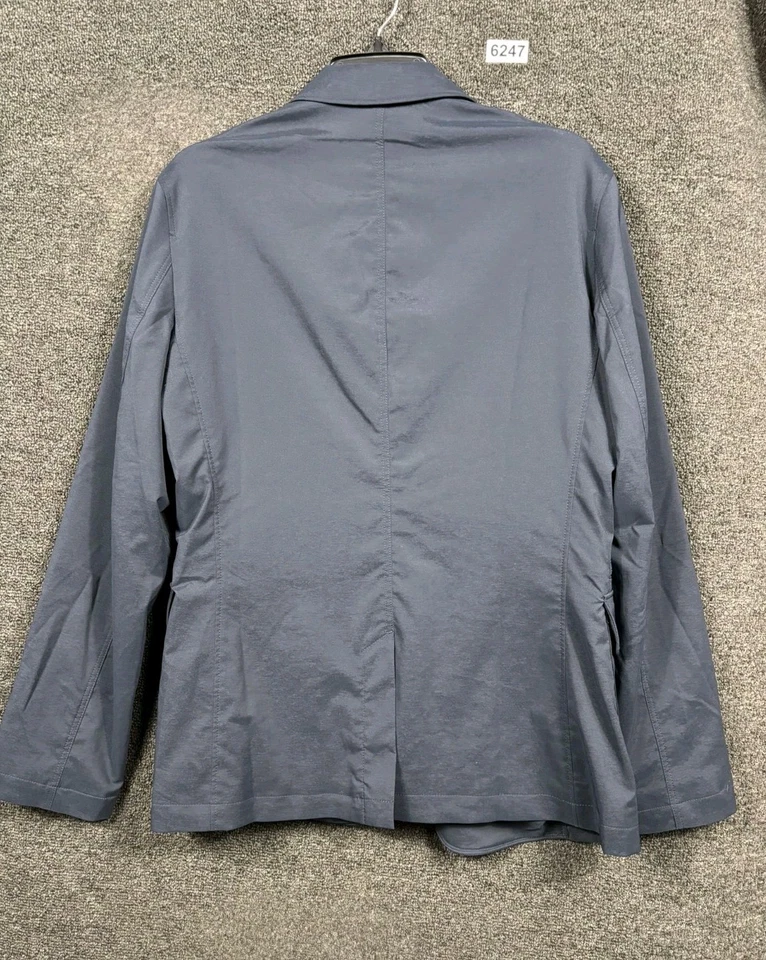 Jaqueta Blazer Eddie Bauer Travex Ultimate Voyager Masculina 38 Azul Marinho Nylon Casaco Elástico - Imagem 2 de 4