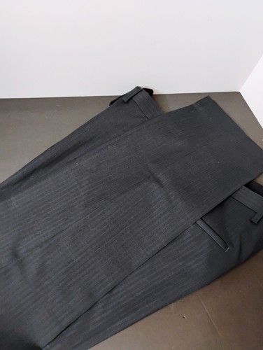 Tiger of Sweden 1903 Dark Grey Hint Of Blue Slim Luxury Trousers Men's Size 52 - Picture 5 of 8