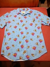 RSVLTS The Roosevelts Dare Mighty Things Cheeseburger In Paradise Shirt XL