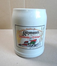 Bierkrug Steingut 0,5 l, Privat-Brauerei Kitzmann  (#94)  (#04)