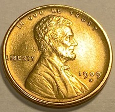 1909 S LINCOLN CENT GEM BU RED *J2185