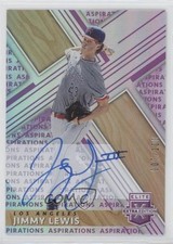 2019 Panini Elite Extra Edition Aspirations Purple /100 Jimmy Lewis #78 Auto uk2