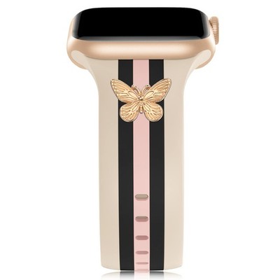 Designer Band with Charms Decor Compatible with Apple Watch Band 38mm 40mm 41...