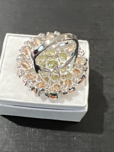 Camille Lucie Ring Size 7 Multicolored Stones - Foto 8 di 10