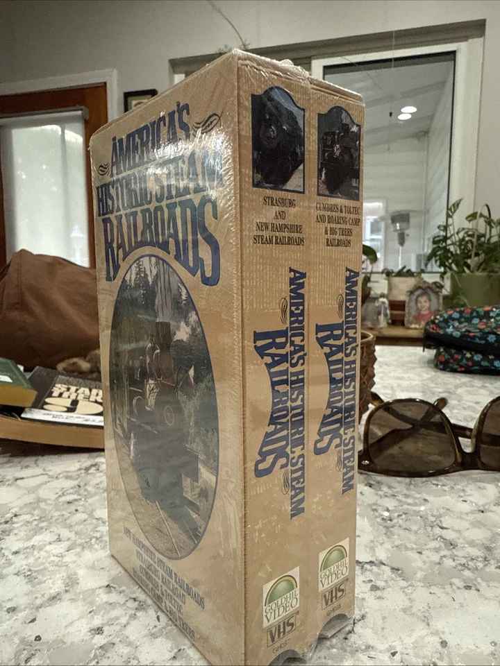 America’s Historic Steam Railroads VHS 1995 Boxed Set Factory Sealed - Image 3 of 4