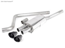 Milltek Sportauspuffanlage ab OPF VW Polo 6 GTI Typ AW 2x90mm rund in schwarz