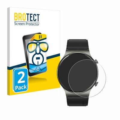 2x Display Schutz Folie für Huawei Watch GT 2 Pro ECG Zubehör Transparent