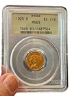 1925-D $2.50 Gold Quarter Eagle, Indian Head, PCGS MS-63 OGH!