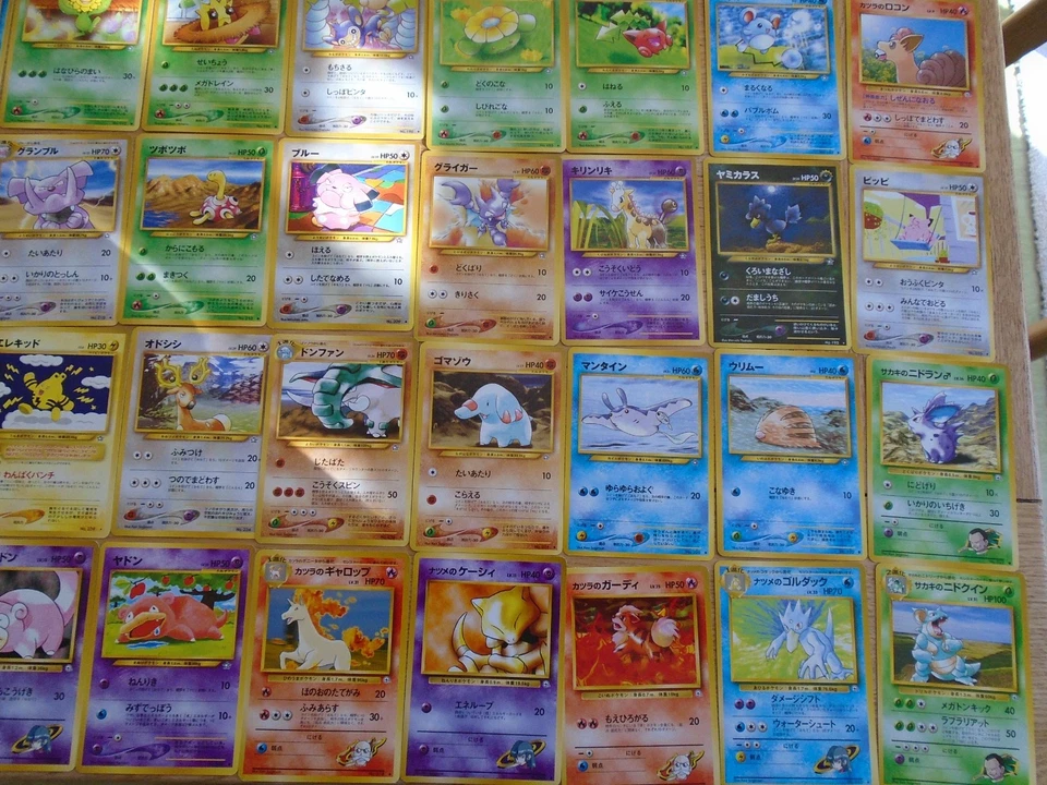 Pokemon Japanese Vintage Old Back Bulk Bundle 138 DIFFERENT + 157 DUPLICATES - Image 4 of 4