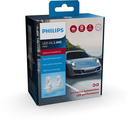 Ampoule projecteur longue portée PHILIPS 11342U92X2 pour conduite de nuit en voyage