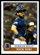 2023 Nick Dini Choice Minor League Rookie Durham Bulls Baseball