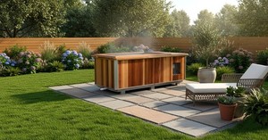 Canadian Cedar Dual Function COLD Plunge Bath Tub + Heated Hot Tub SPA  37F-107F