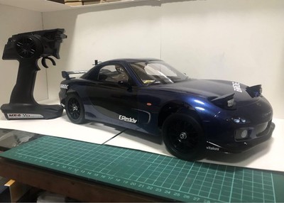 タミヤ　TAMIYA ラジコン　TT-02 メカ、RXー７ボディ付き タミヤ 電動RCカーシリーズ 1/10RC マツダ RX-7（FD3S）（TT-02D