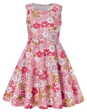 ALISISTER Girls Dresses Sleeveless Casual Kids Summer Sundress 4-11 Years 4-5T